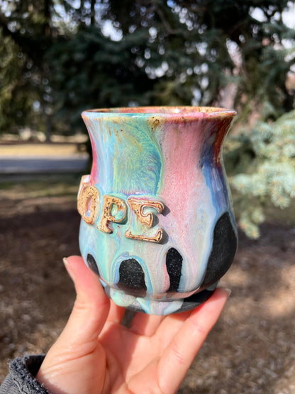 Nope Mug: Black Rainbow Edition