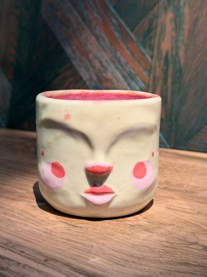 Painted Face Planter No. 8