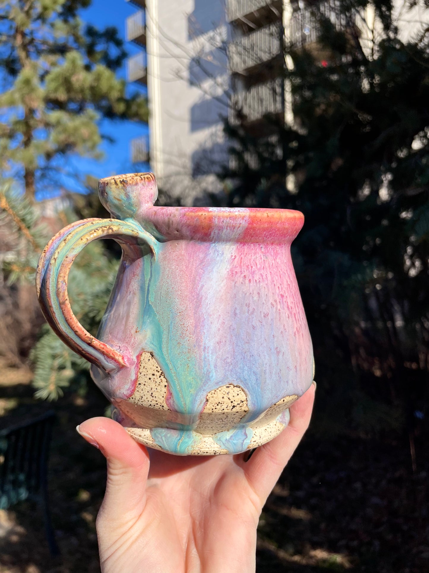 Naked Rainbow Smoking Mug