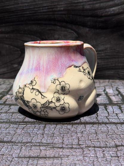 Cherry Blossom Butt Mug