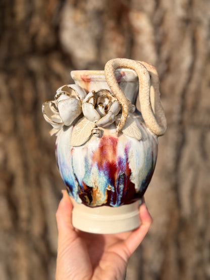 Magnolia Snake Vase