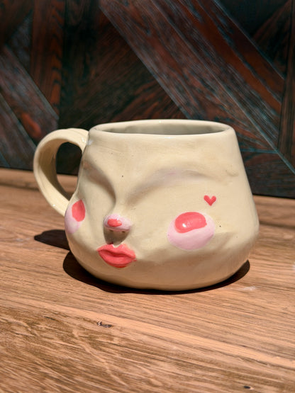 Painted Face Mug No. 14
