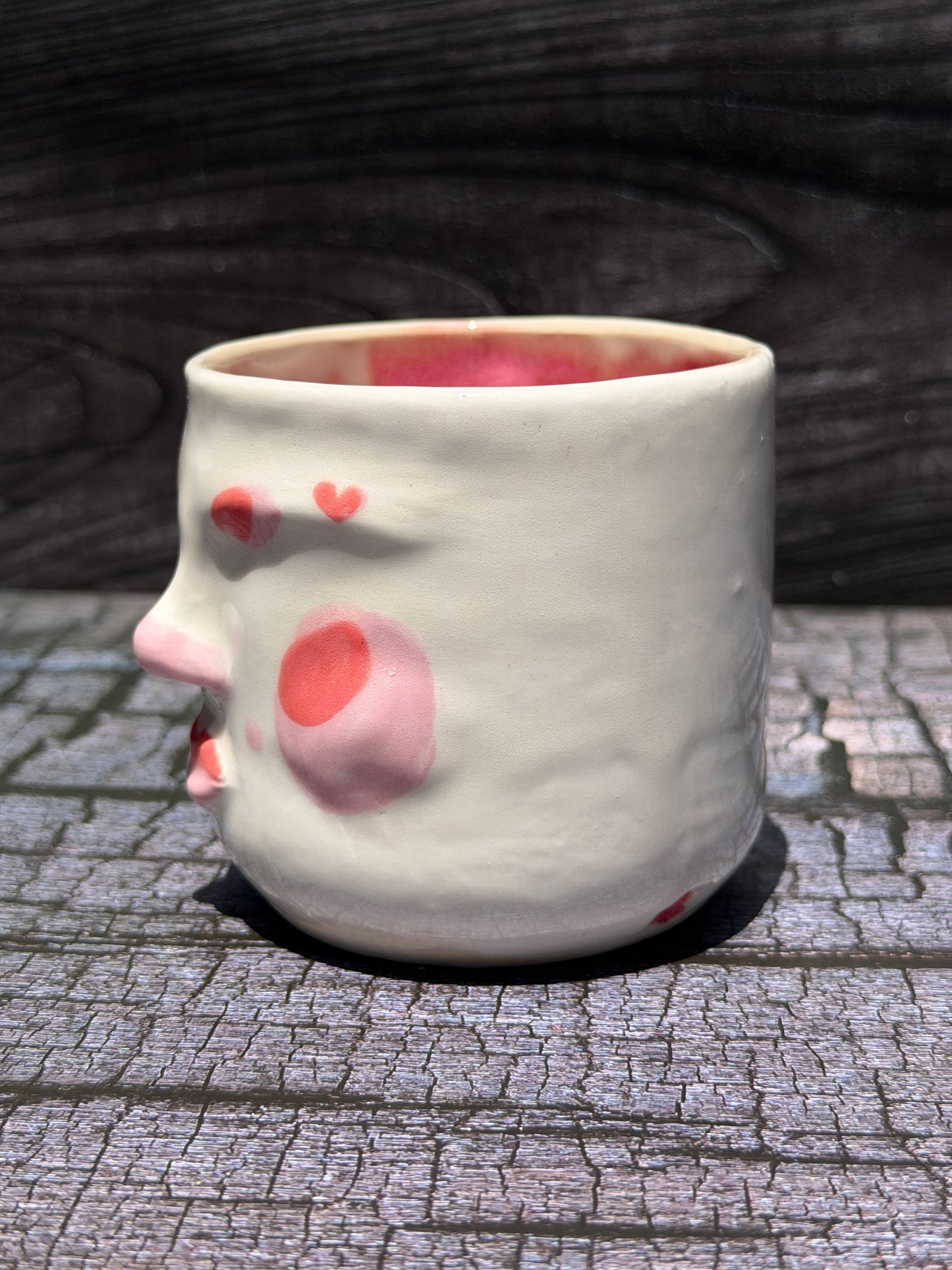Painted Face Planter
