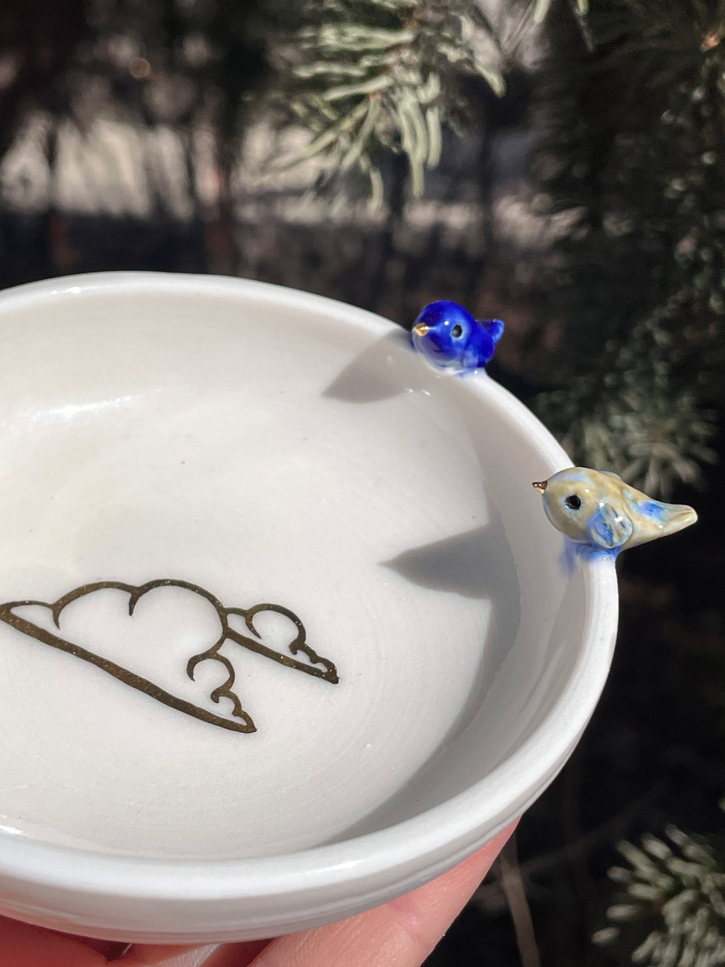 Cloud Bird Dish