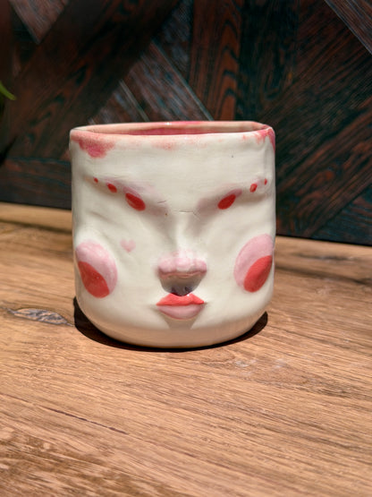 Painted Face Planter No. 6