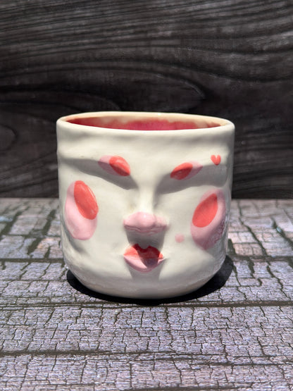 Painted Face Planter