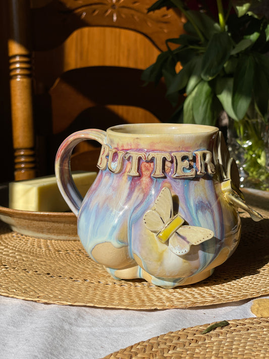 Butter Butt Butterfly Mug