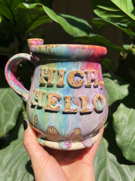 High, Hello Smoking Mug