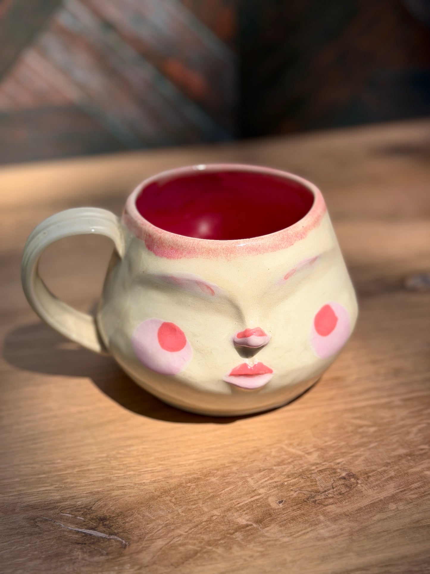 Painted Face Mug No. 17