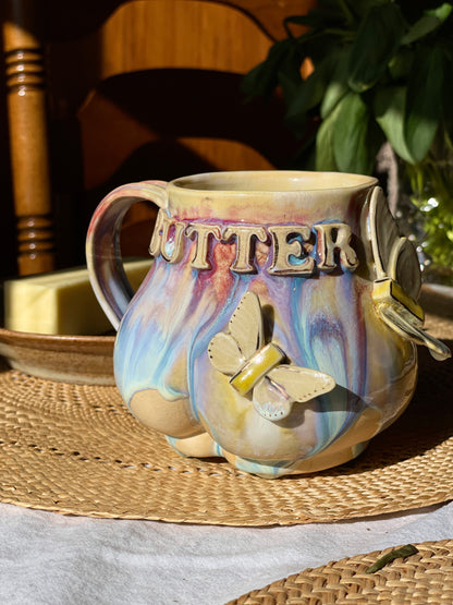 Butter Butt Butterfly Mug