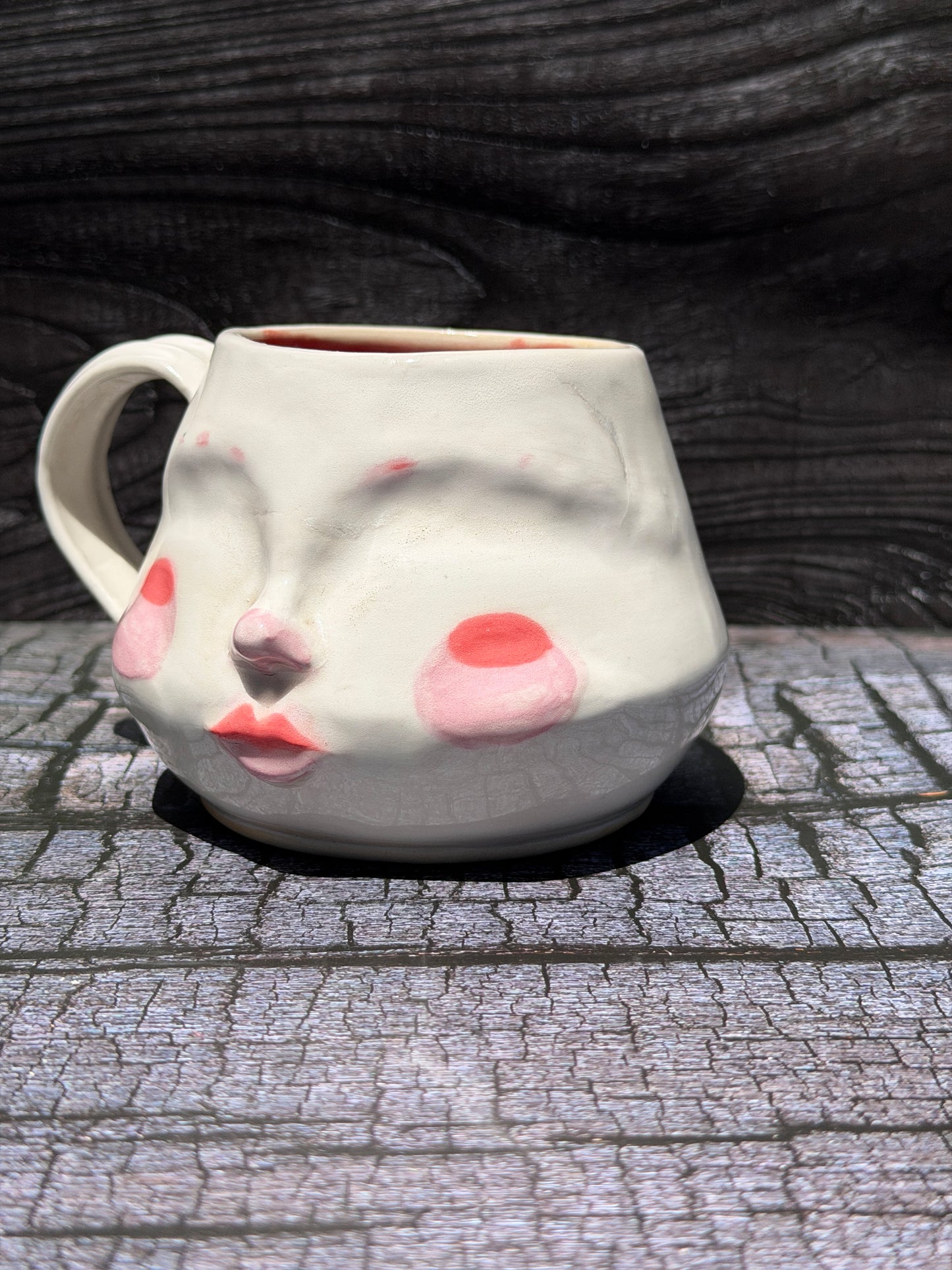 Painted Face Mug