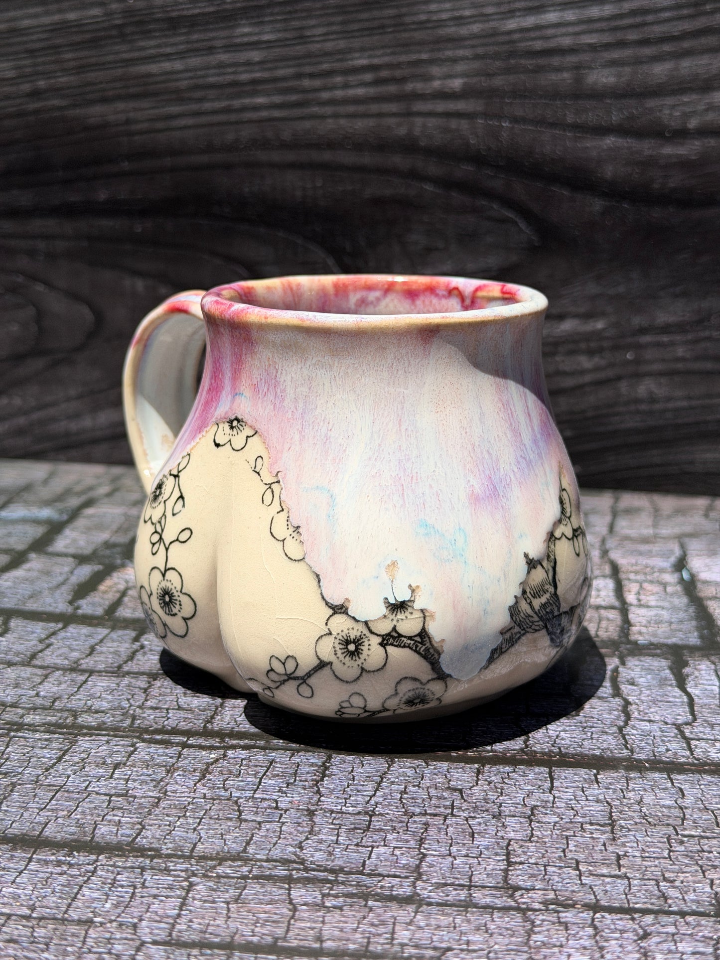 Cherry Blossom Butt Mug