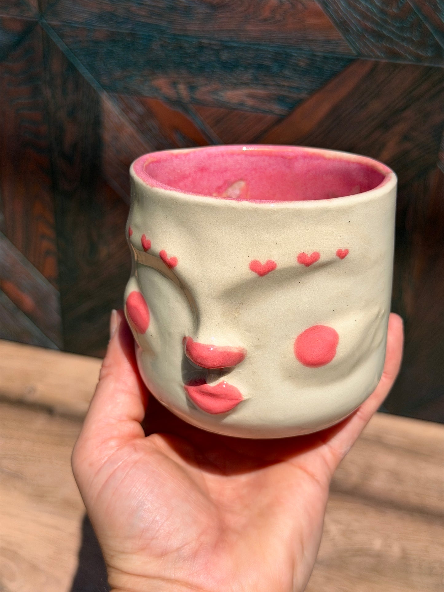 Painted Face Planter No. 5