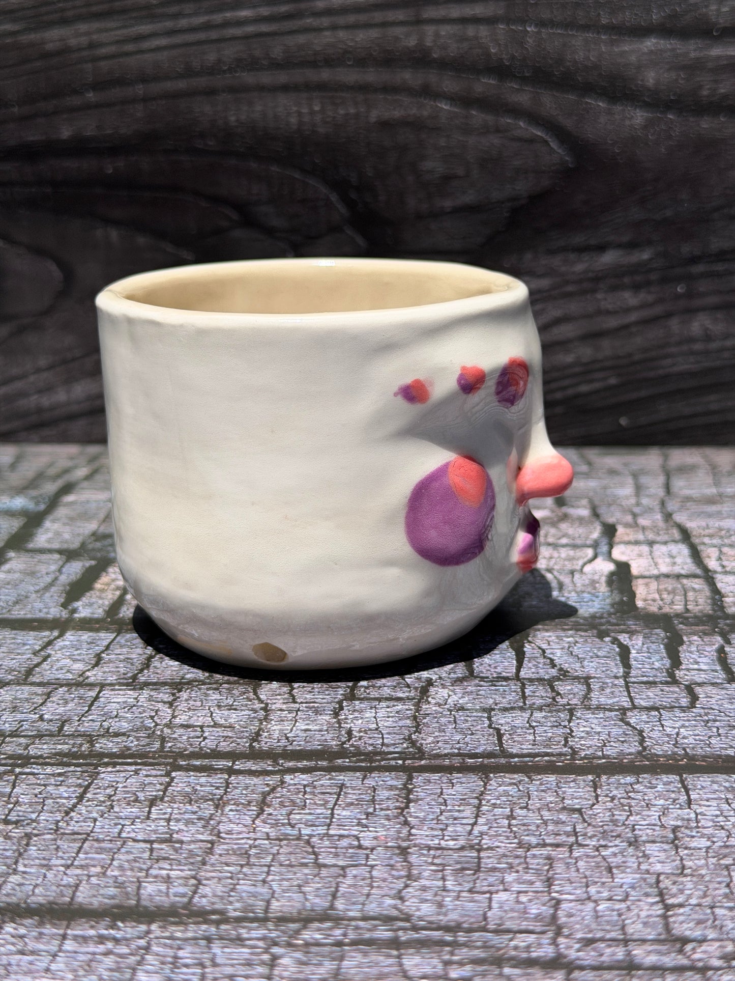 Painted Face Planter No. 3