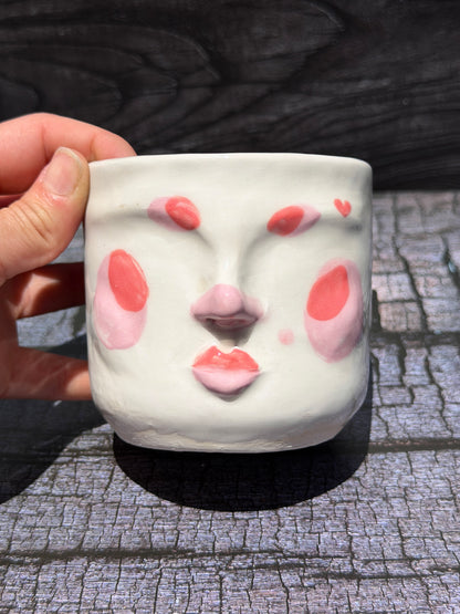 Painted Face Planter