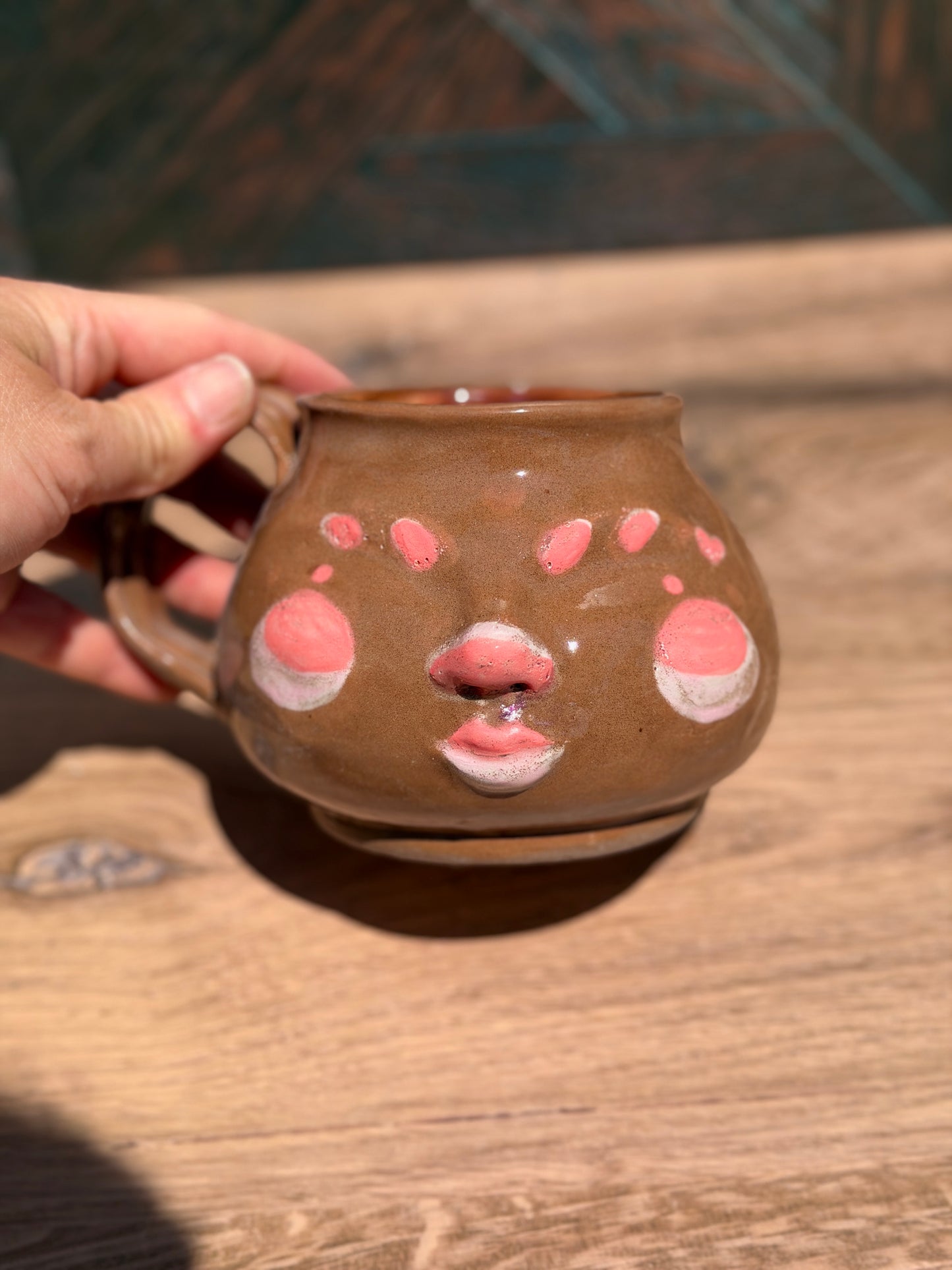 Painted Face Mug No. 13