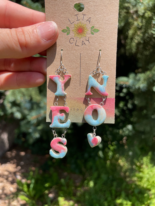 Yes / No Earrings