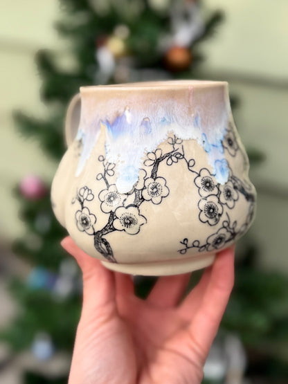 Cherry Blossom Butt Mug No. 2