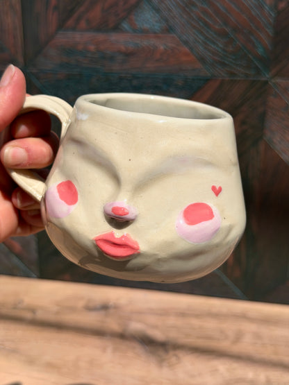 Painted Face Mug No. 14