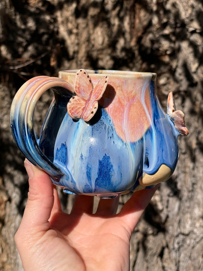 Pastel Goth Butterfly Butt Mug