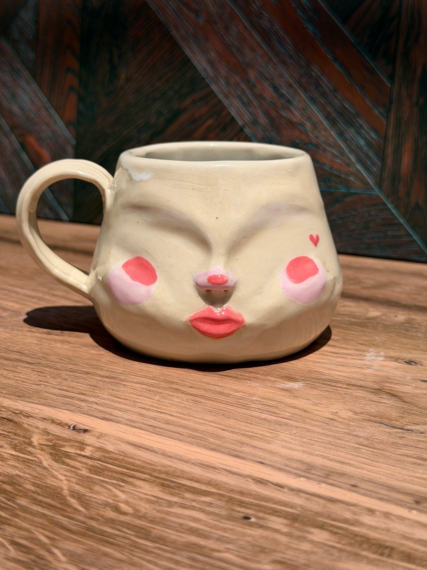 Painted Face Mug No. 14