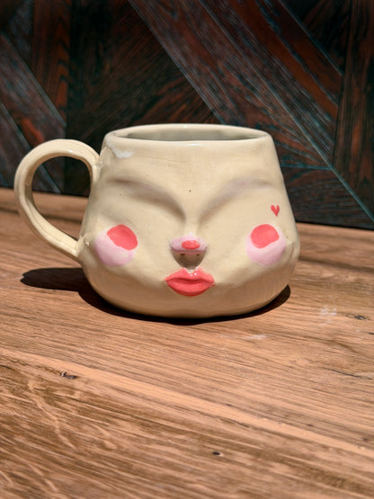 Painted Face Mug No. 14