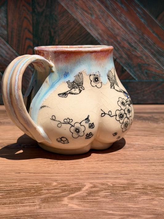 Cherry Blossom Butt Mug No. 5