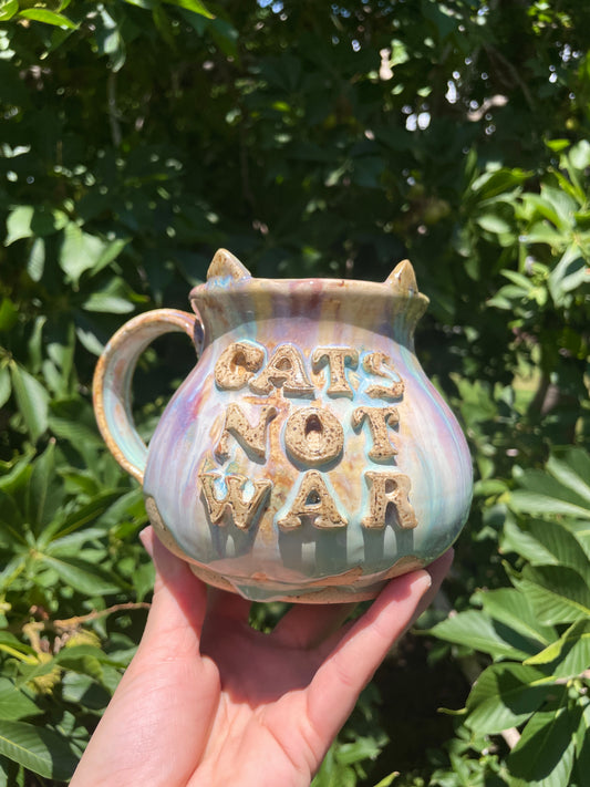 Cats Not War Mug No. 2