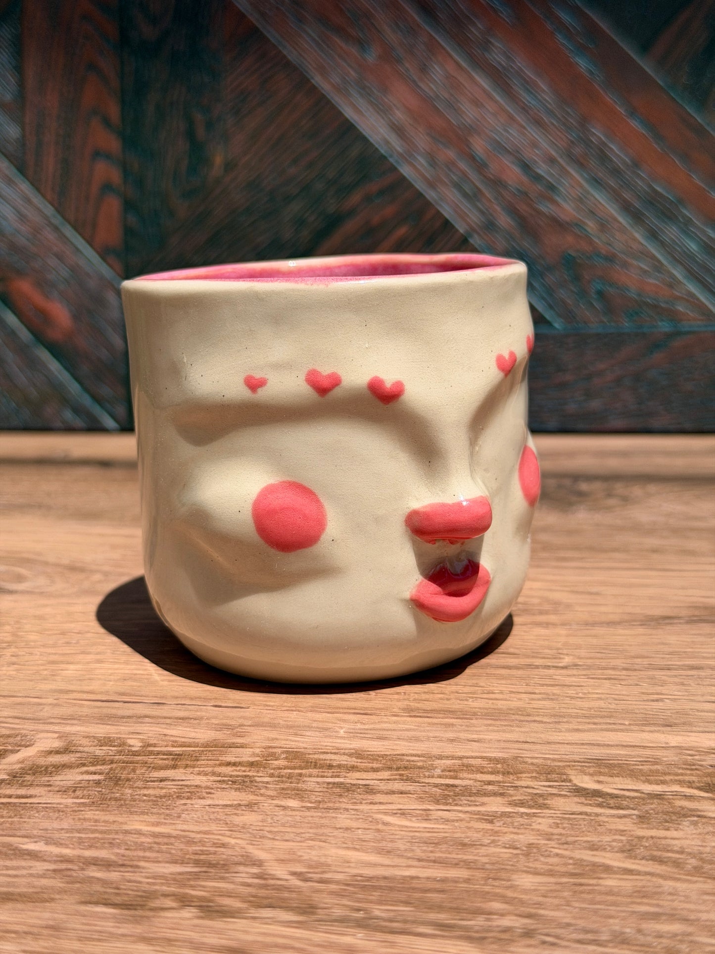 Painted Face Planter No. 5