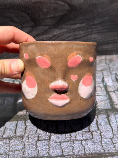 Painted Face Planter No. 2