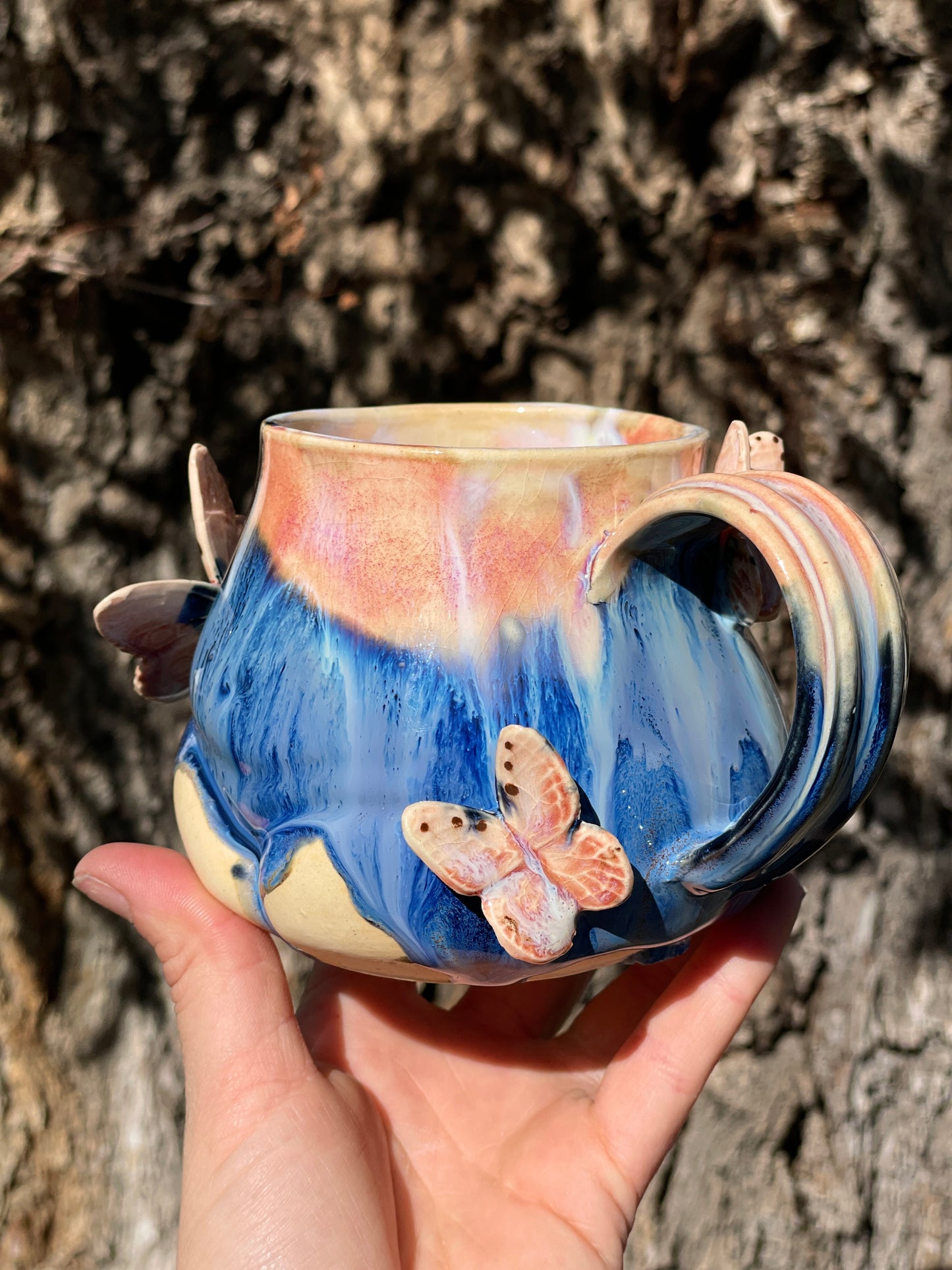 Pastel Goth Butterfly Butt Mug