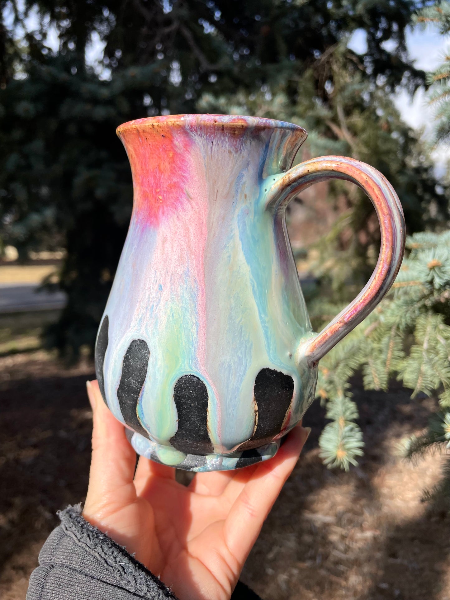 Pro Roe 1973 Mug: Black Rainbow Edition