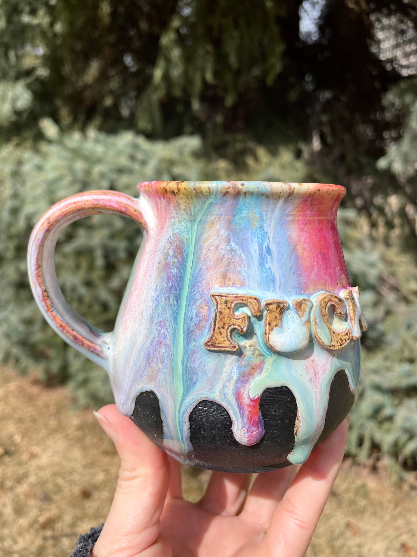 Fuck Mug: Black Rainbow Edition