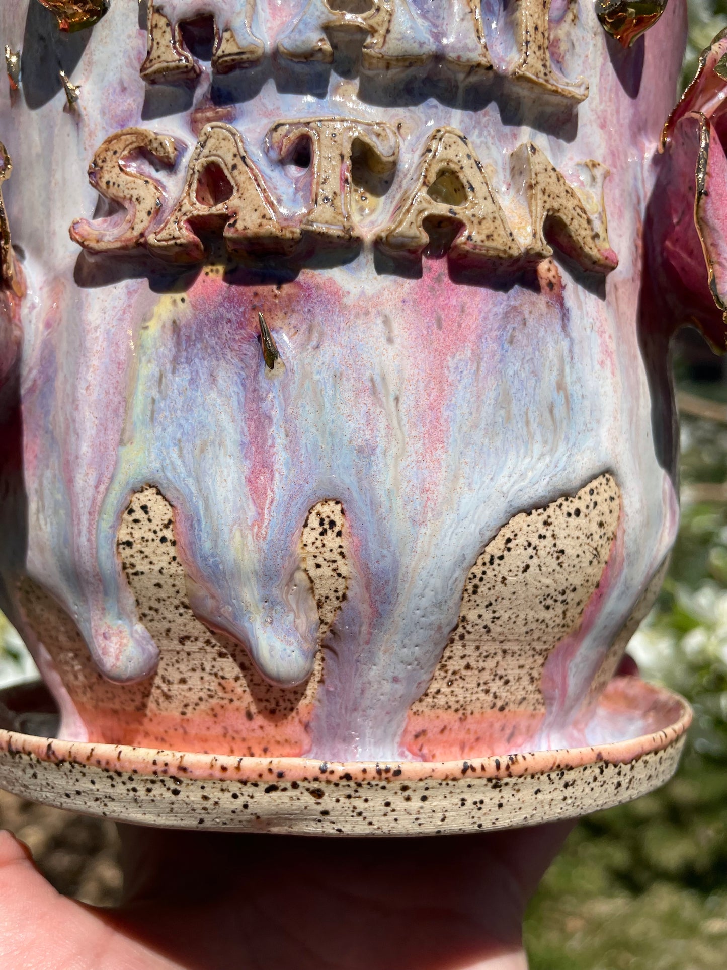 Hail Satan Rose Planter