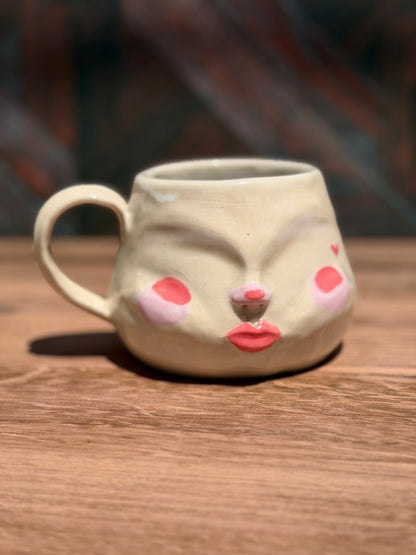 Painted Face Mug No. 14