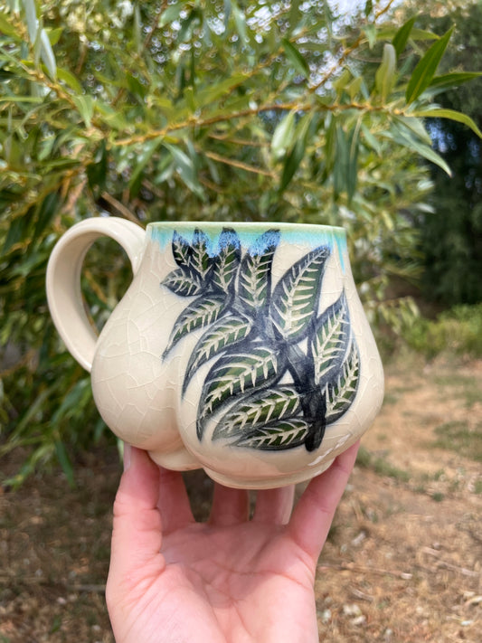 Fern Butt Mug No. 2