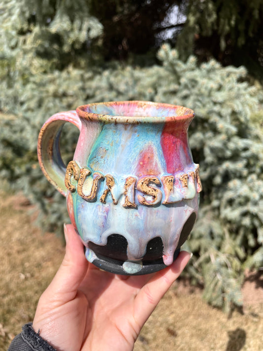 Cum Slut Mug: Black Rainbow Edition