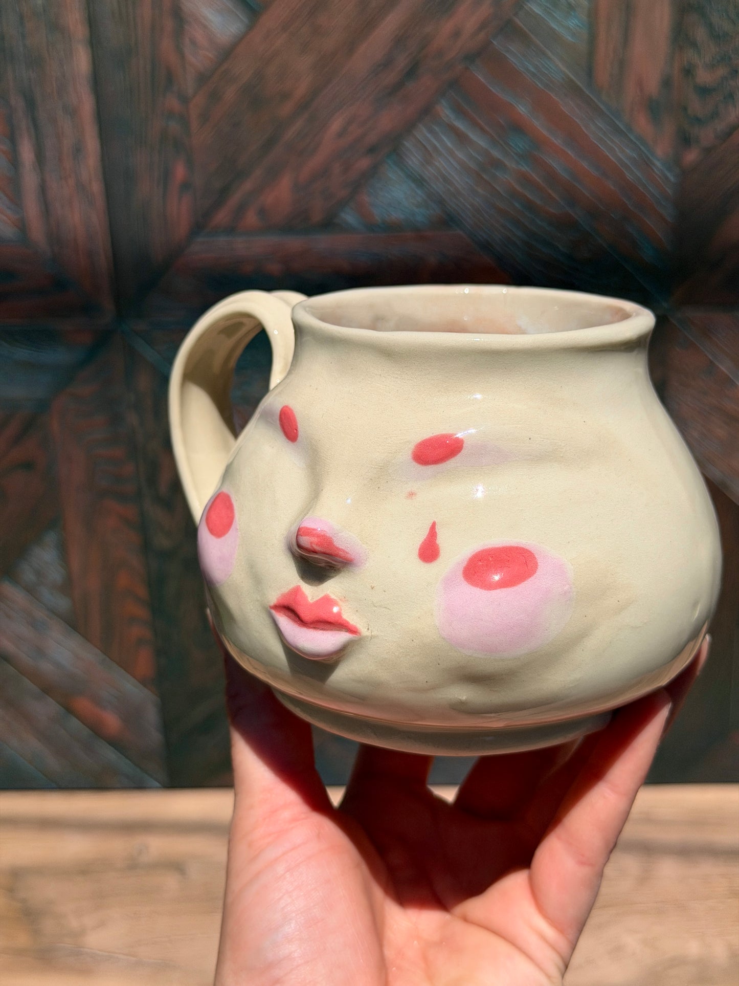 Painted Face Mug No. 7