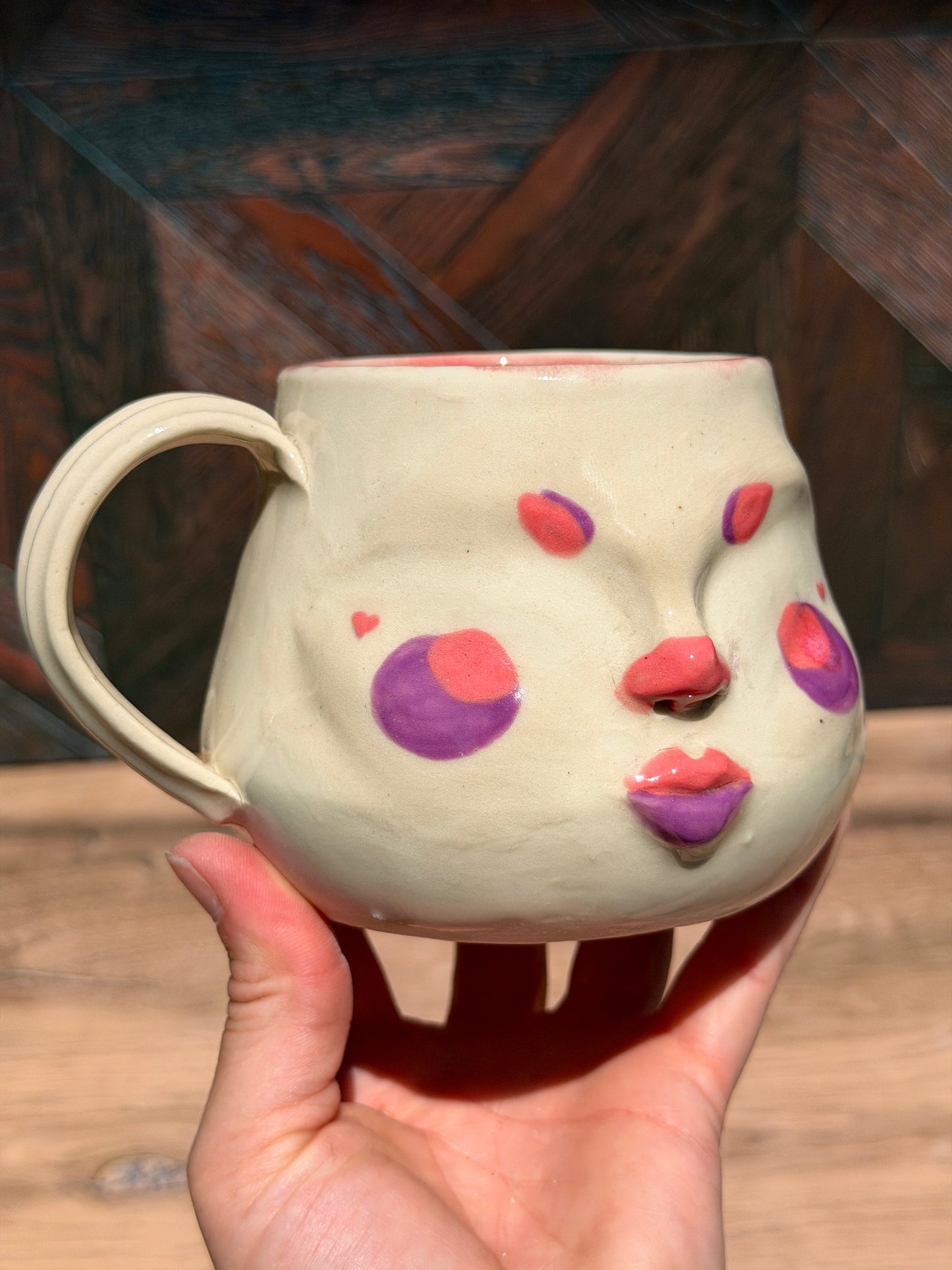 Painted Face Mug No. 8