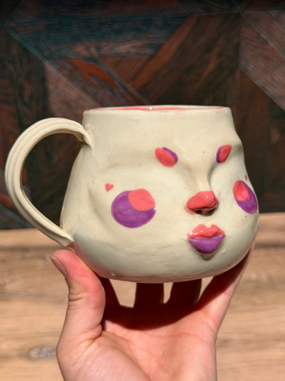 Painted Face Mug No. 8