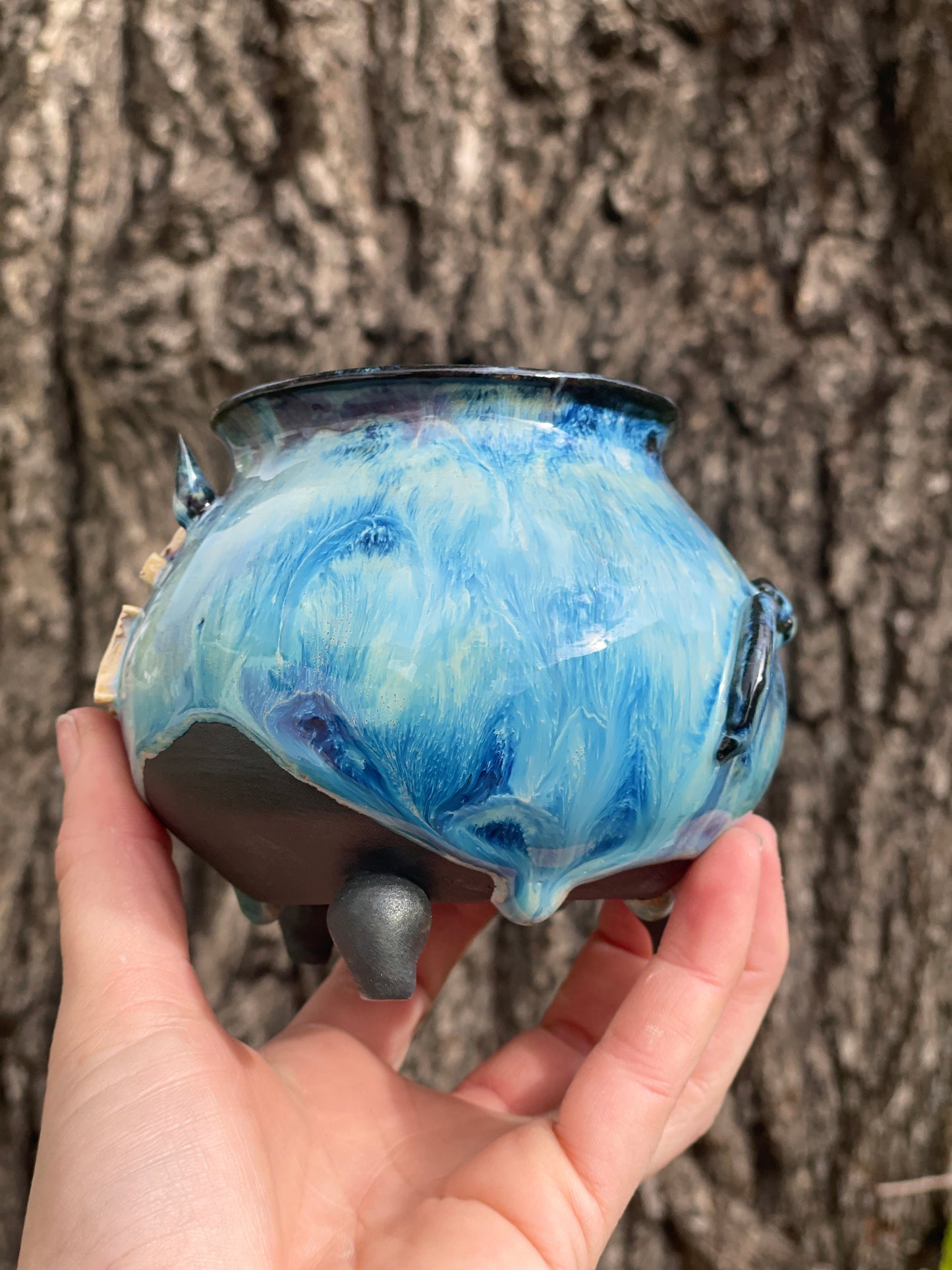 Hail Satan Horns Cauldron No. 3