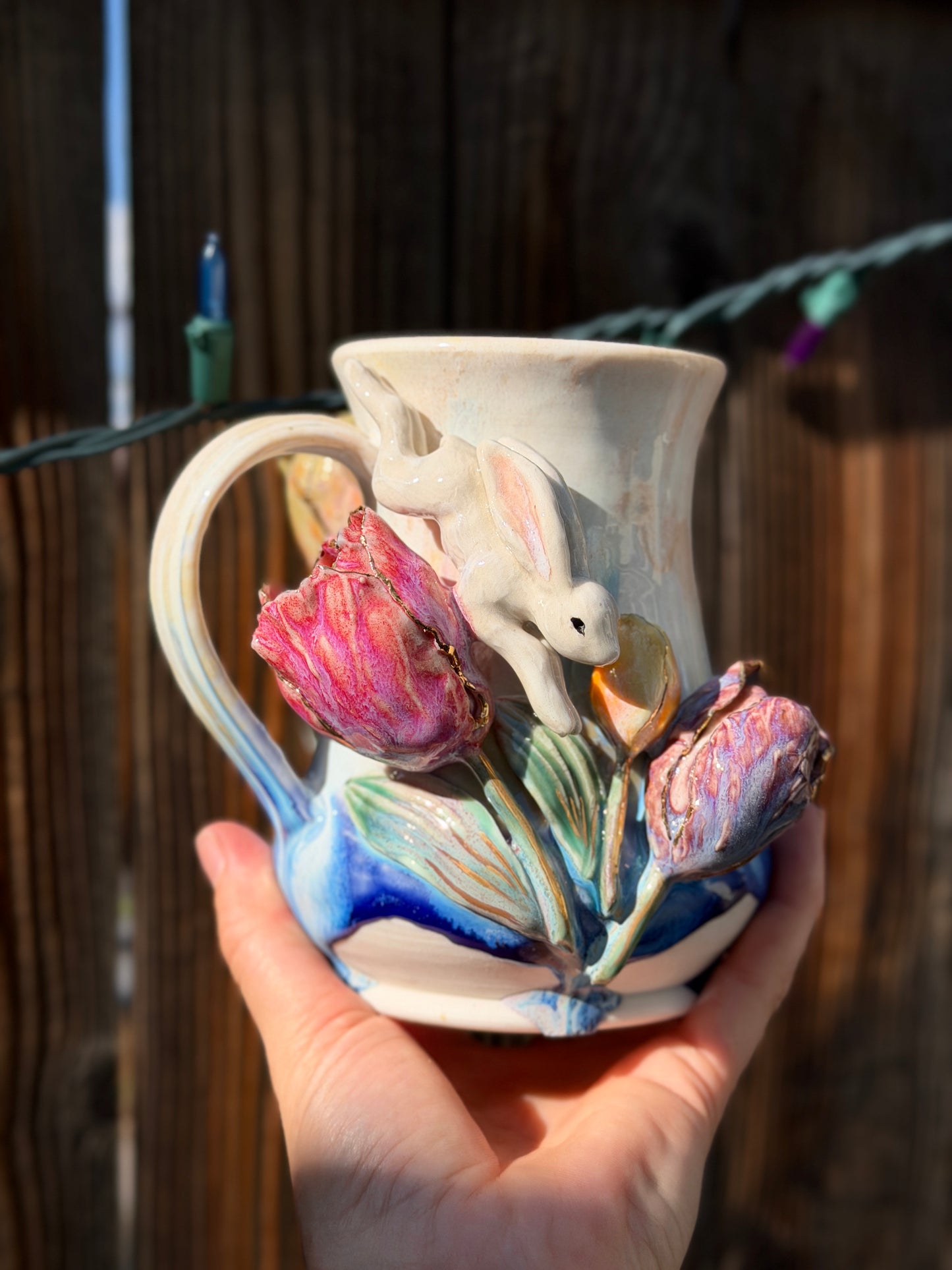 White Rabbit Mug