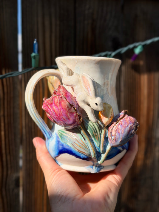White Rabbit Mug