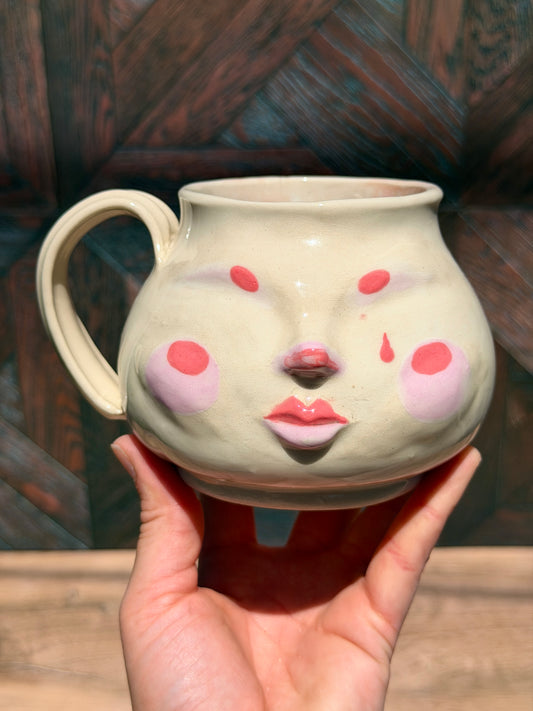 Painted Face Mug No. 7