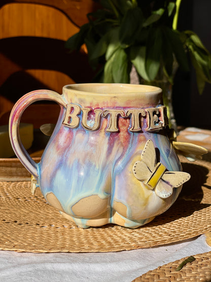 Butter Butt Butterfly Mug