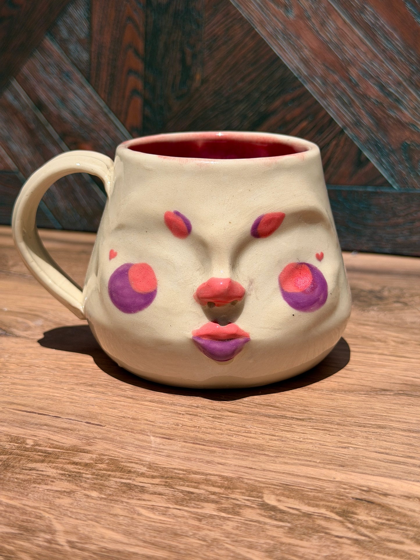 Painted Face Mug No. 8