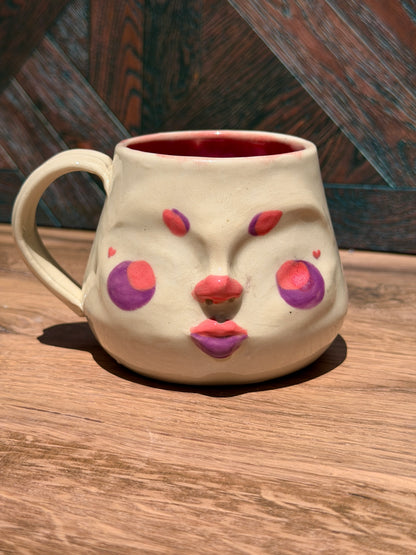 Painted Face Mug No. 8