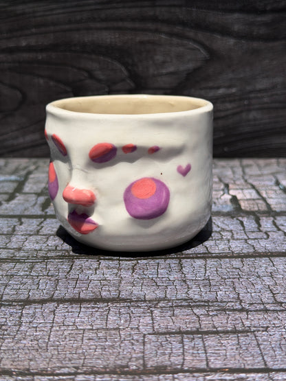 Painted Face Planter No. 3