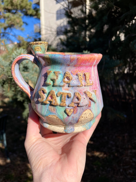 Hail Satan Smoking Mug