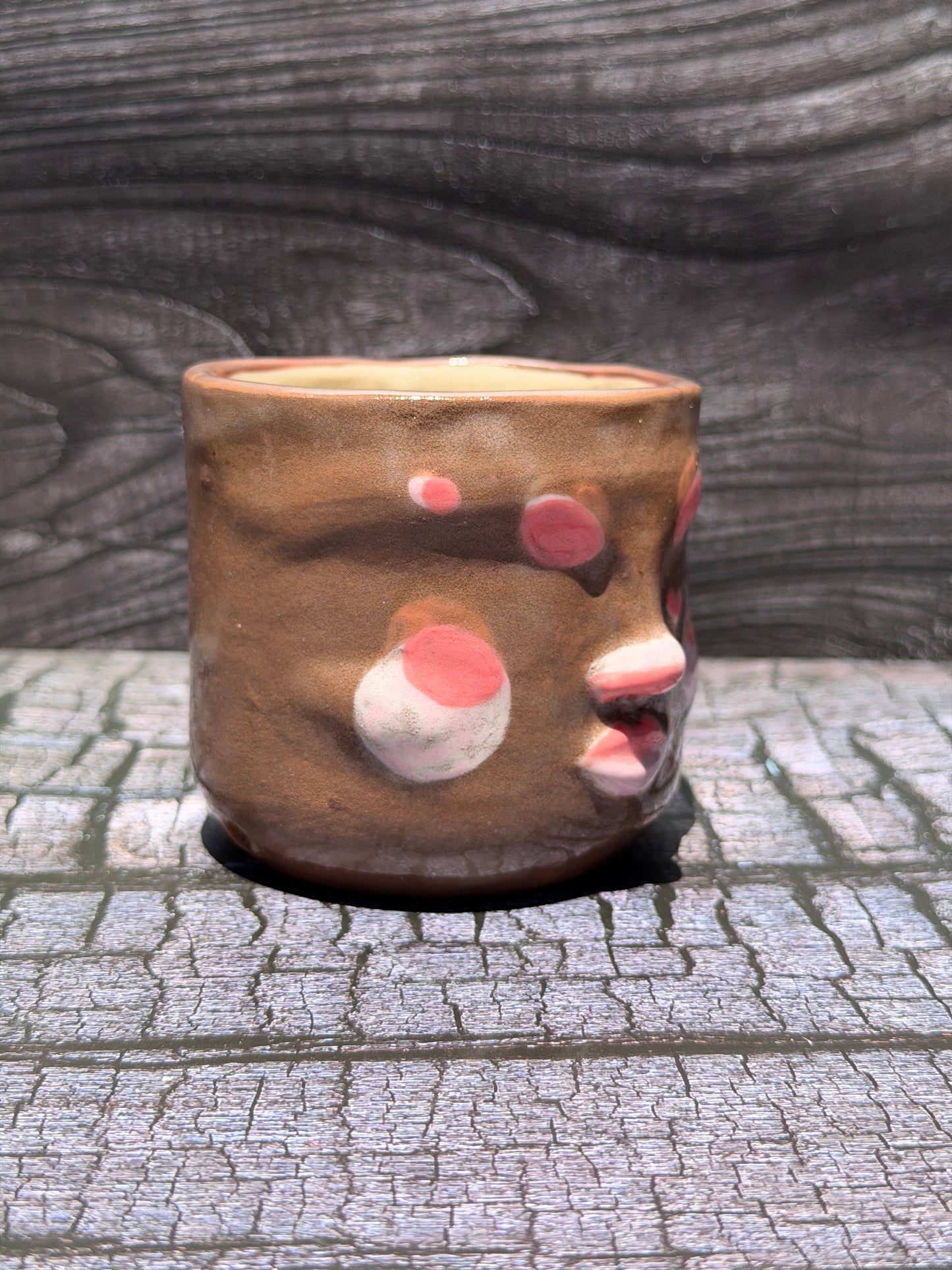 Painted Face Planter No. 2